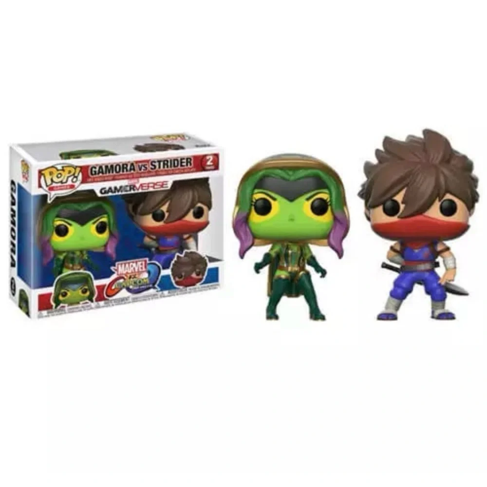 Funko POP Marvel vs Capcom Infinite Gamora vs Strider  Vinyl Figure 2 Pack NEW!! - Picture 4 of 8